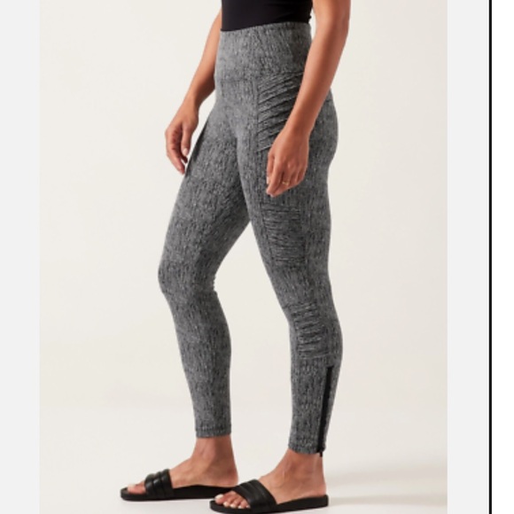 Athleta Pants - Gray High-Waisted Leggings